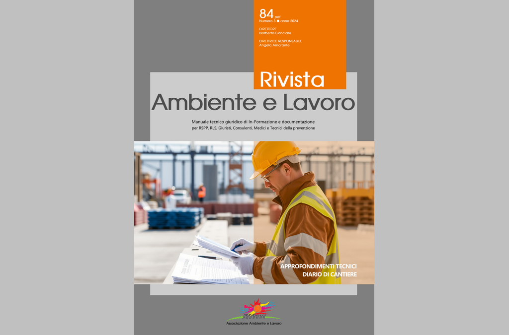 Rivista Ambiente e Lavoro n. 84/2024