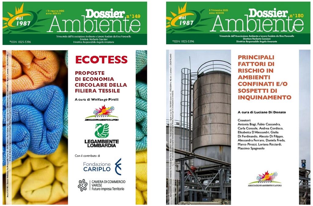 Ambienti Confinati ed ECOTESS, abbonati subito per ricevere i primi due numeri di Dossier Ambiente del 2025