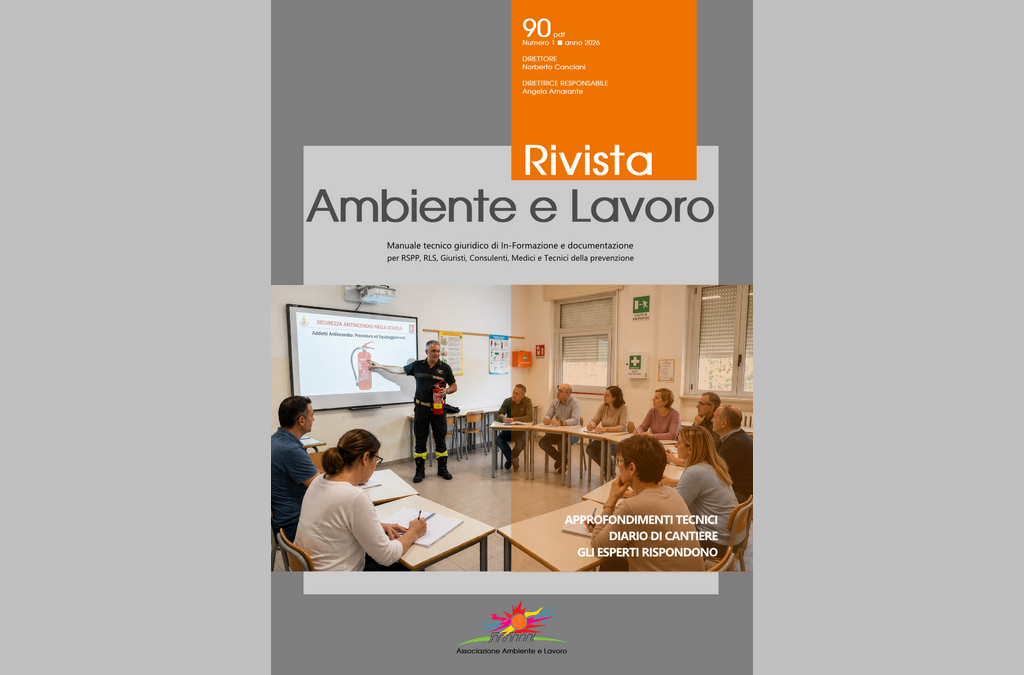 Rivista Ambiente e Lavoro n. 90/2026