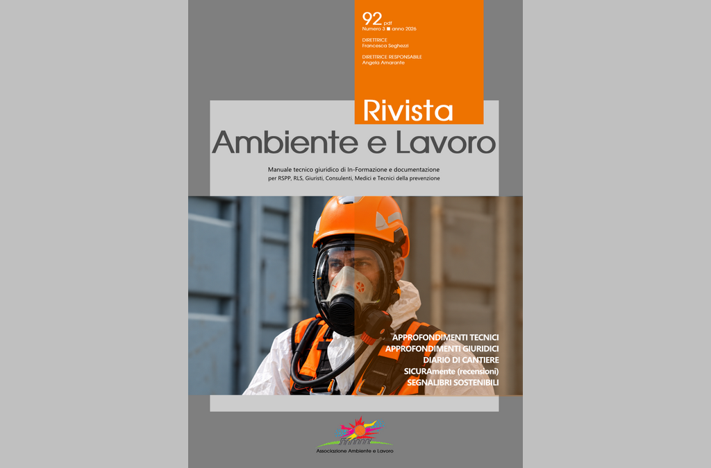 Rivista Ambiente e Lavoro n. 92/2026