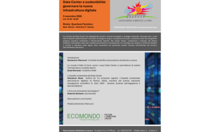Ecomondo 2026, il nostro convegno “Data Center e sostenibilità: governare la nuova infrastruttura digitale” a Rimini il 3 novembre